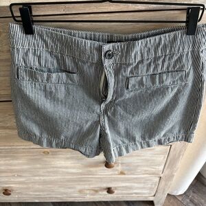 Sanctuary Navy and White Striped Cotton Blend Women’s Shorts from Evereve